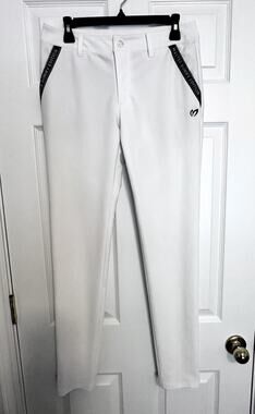 MASTER BUNNY EDITION GOLF PANTS FOR LADIE'S WHITE Size 2 - 30” x 30 1/2”
